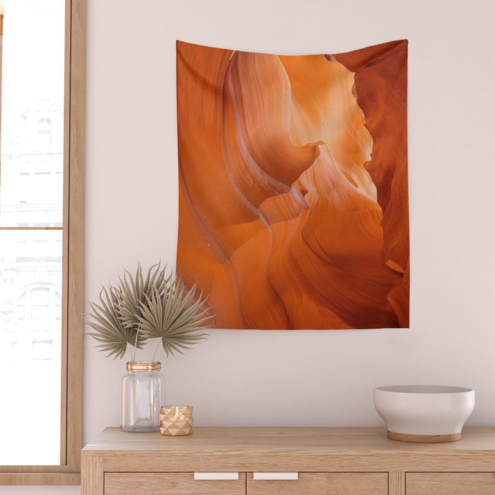 Antelope Canyon Waves Wall Tapestry Gallery Image 2