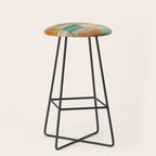Mid-Century Modern Art 5.0 - Graffiti Stool Gallery Image 1