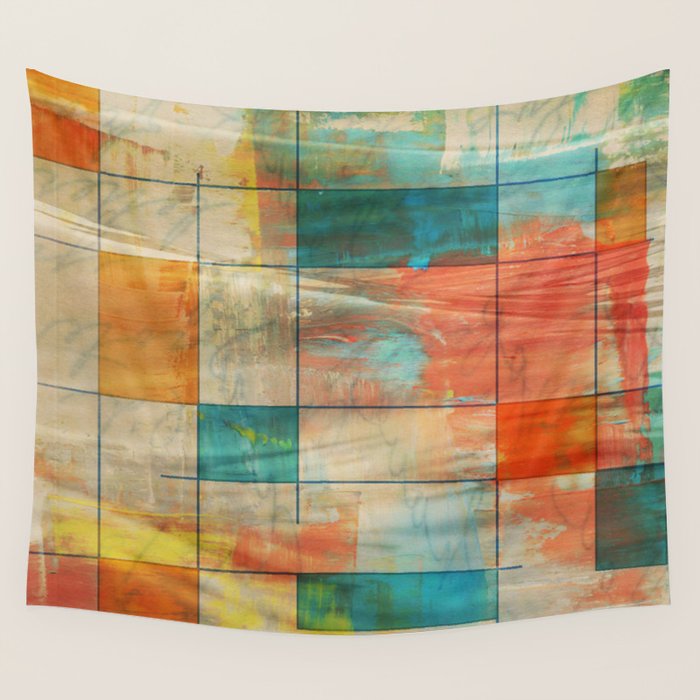 Mid-Century Modern Art 5.0 - Graffiti Wall Tapestry Gallery Image 1