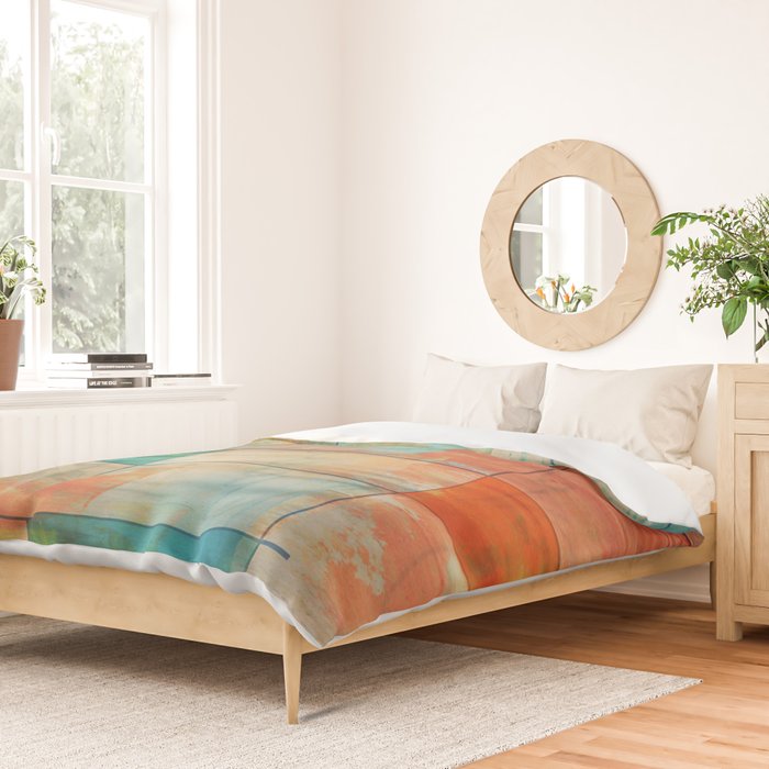 Mid-Century Modern Art 5.0 - Graffiti Duvet Cover Gallery Image 2