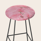 Blush pink green watercolor orchids flowers  Stool Gallery Image 2