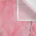 Blush pink green watercolor orchids flowers  Wall Tapestry Gallery Image 3