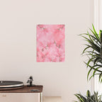 Blush pink green watercolor orchids flowers  Poster Gallery Image 2