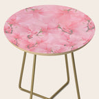 Blush pink green watercolor orchids flowers  Side Table Gallery Image 2