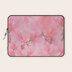 Blush pink green watercolor orchids flowers  Laptop Sleeve Gallery Image 1