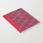 Winter & Woodsy Pine Trees in Ruby Red Notebook Gallery Image 2