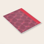 Winter & Woodsy Pine Trees in Ruby Red Notebook Gallery Image 3