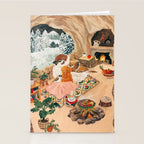 fluffy night Stationery Card Gallery Image 2