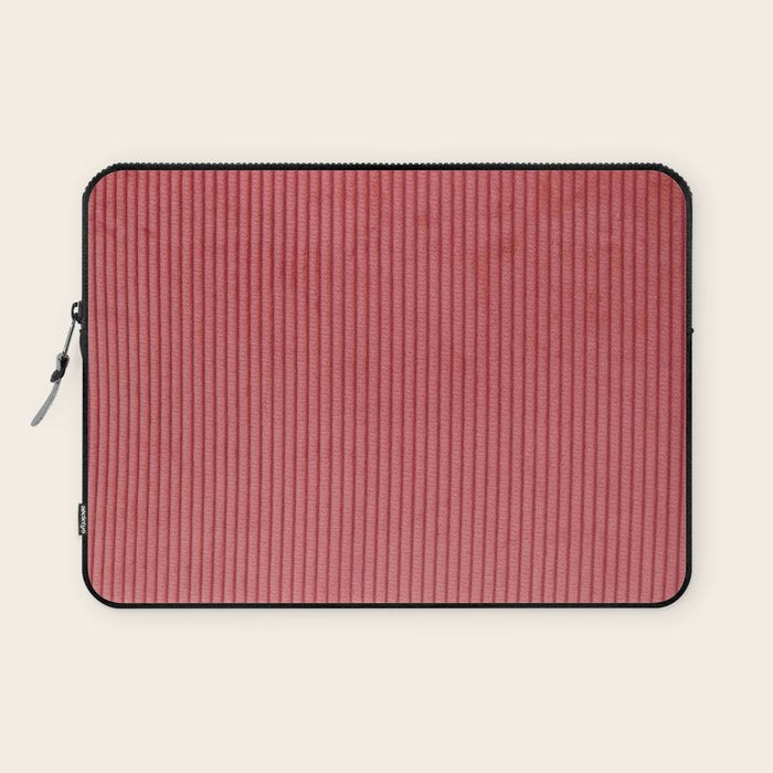 red corduroy Laptop Sleeve Gallery Image 1