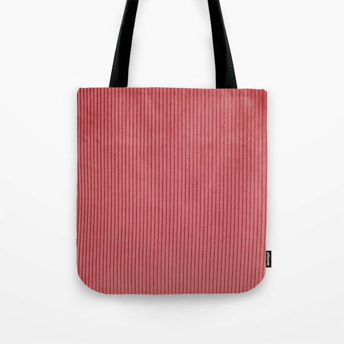 red corduroy Tote Bag Gallery Image 1