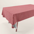 red corduroy Tablecloth Gallery Image 1