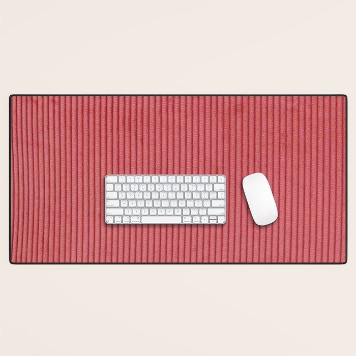 red corduroy Desk Mat Gallery Image 1