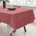 red corduroy Tablecloth Gallery Image 3