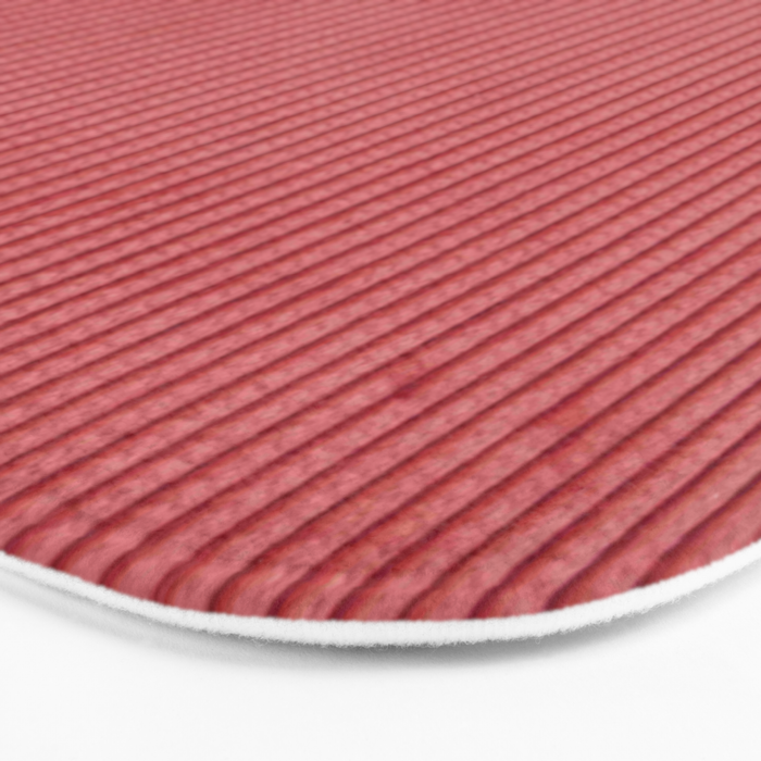 red corduroy Bath Mat Gallery Image 3