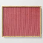 red corduroy Serving Tray Gallery Image 1