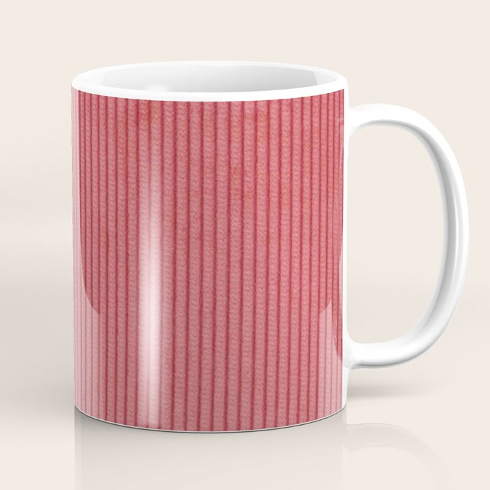 red corduroy Coffee Mug Gallery Image 1