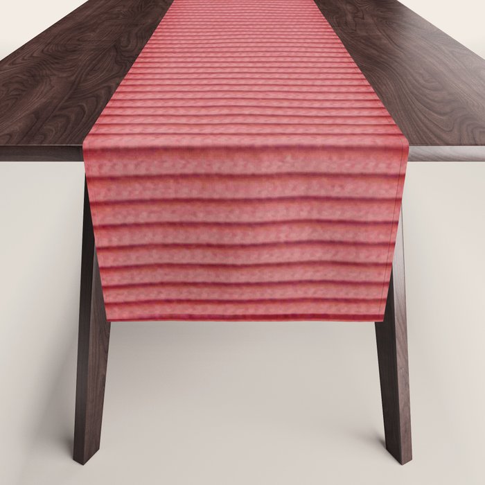red corduroy Table Runner Gallery Image 1