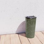 Waves (Olive) Travel Mug Gallery Image 4
