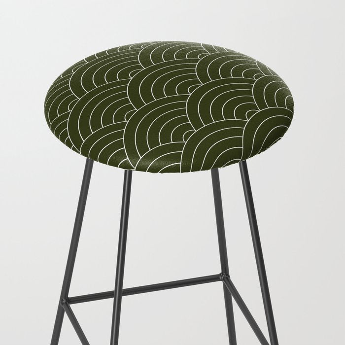 Waves (Olive) Stool Gallery Image 2