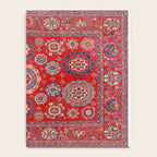 Red Suzani  Kazak Persian Rug Notebook Gallery Image 4