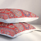 Red Suzani  Kazak Persian Rug Pillow Sham Gallery Image 3