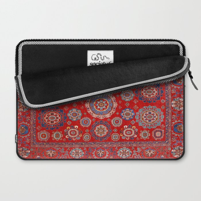 Red Suzani  Kazak Persian Rug Laptop Sleeve Gallery Image 2