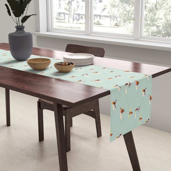 Waikiki beach Table Runner Gallery Image 2