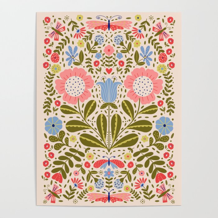 Blooms & Butterflies  Poster Gallery Image 4