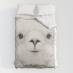 SMILING ALPACA Duvet Cover Gallery Image 6
