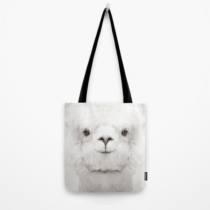 SMILING ALPACA Tote Bag Gallery Image 2