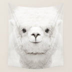 SMILING ALPACA Wall Tapestry Gallery Image 4