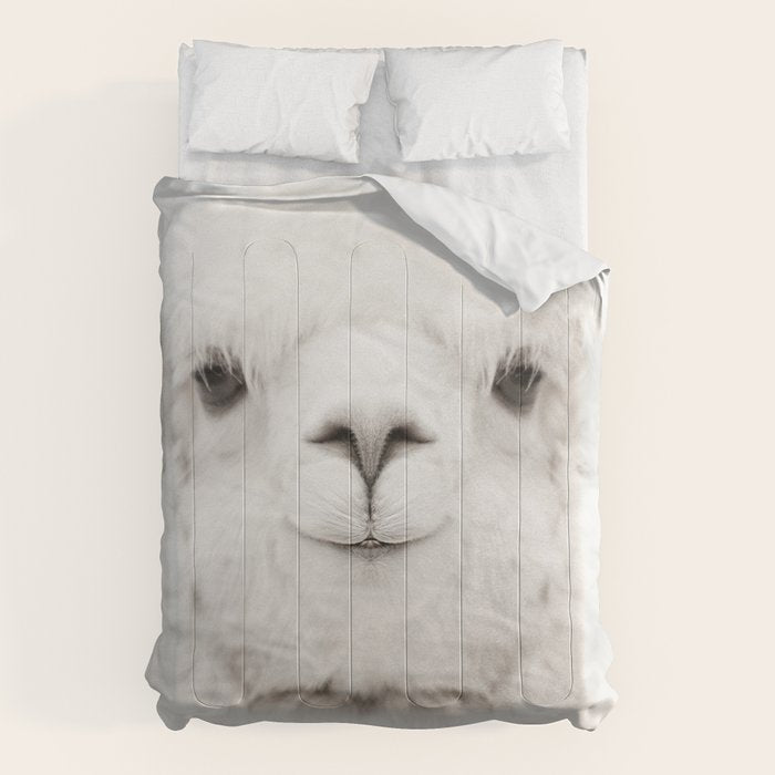 SMILING ALPACA Comforter Gallery Image 1