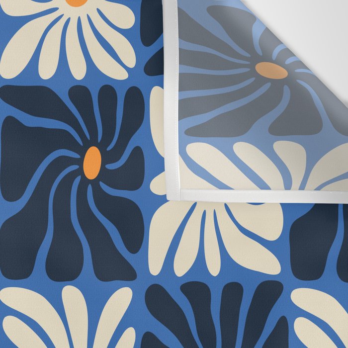 Vintage flower art pattern Wall Tapestry Gallery Image 3