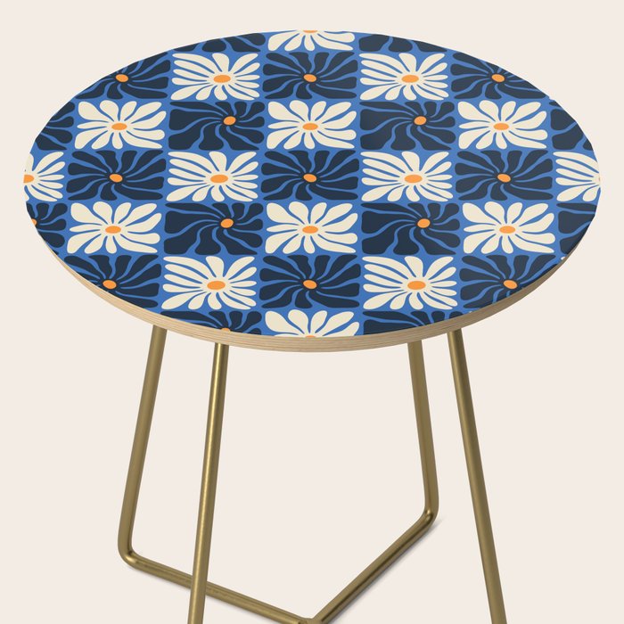 Vintage flower art pattern Side Table Gallery Image 2