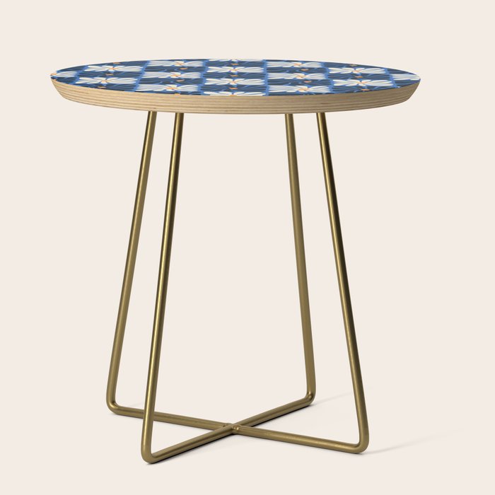 Vintage flower art pattern Side Table Gallery Image 1