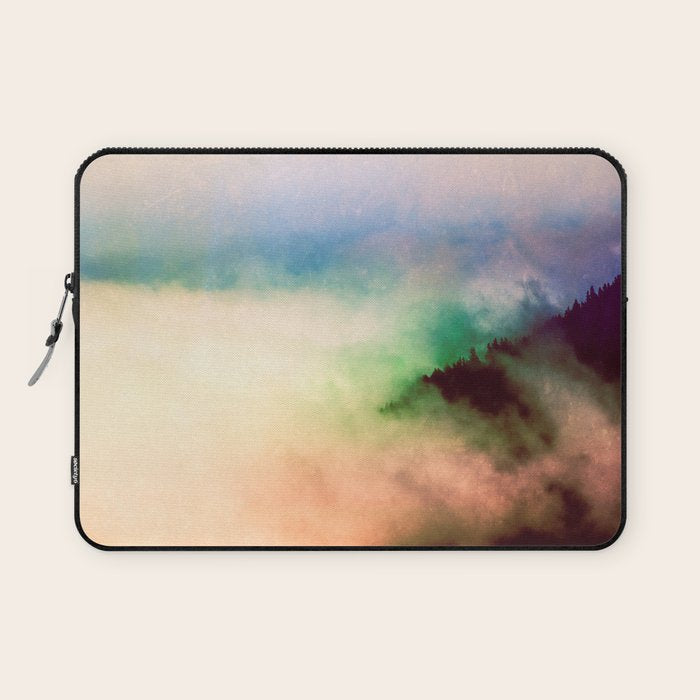 Ethereal Rainbow Clouds - Nature Photography Laptop Sleeve Gallery Image 1