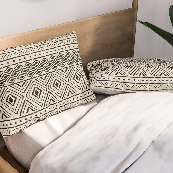 African Mud Cloth // Bone Pillow Sham Gallery Image 2