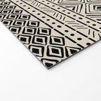 African Mud Cloth // Bone Welcome Mat Gallery Image 2