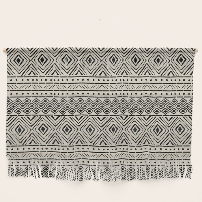 African Mud Cloth // Bone Wall Hanging Gallery Image 1