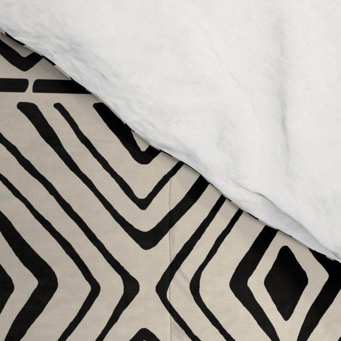 African Mud Cloth // Bone Comforter Gallery Image 4
