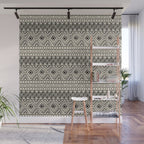African Mud Cloth // Bone Wall Mural Gallery Image 1