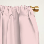 Boho, Vintage, Floral Watercolor, Pink Roses Window Curtain Gallery Image 2