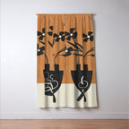 Bloom in Form 4 Window Curtain Gallery Image 3