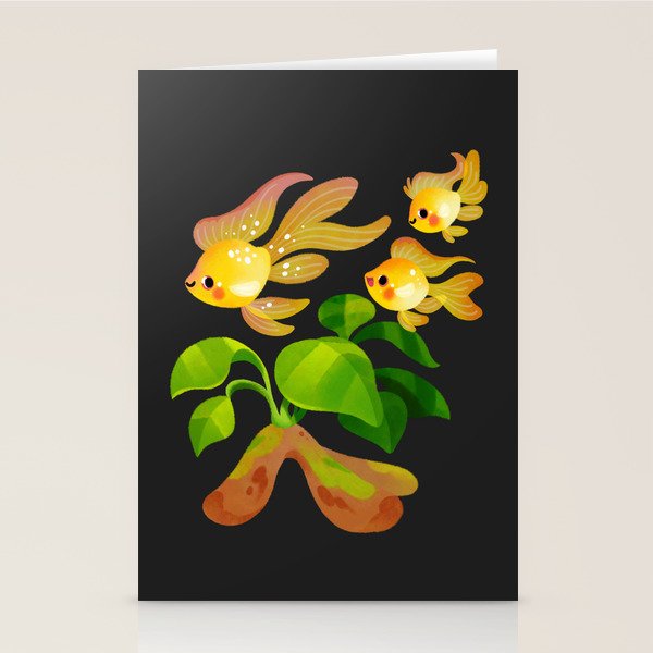 Freshwater fish and plants 1 Stationery Card Gallery Image 2