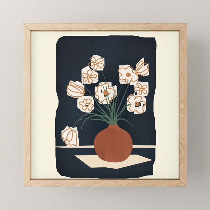 Flowers 1 Mini Art Print Gallery Image 1