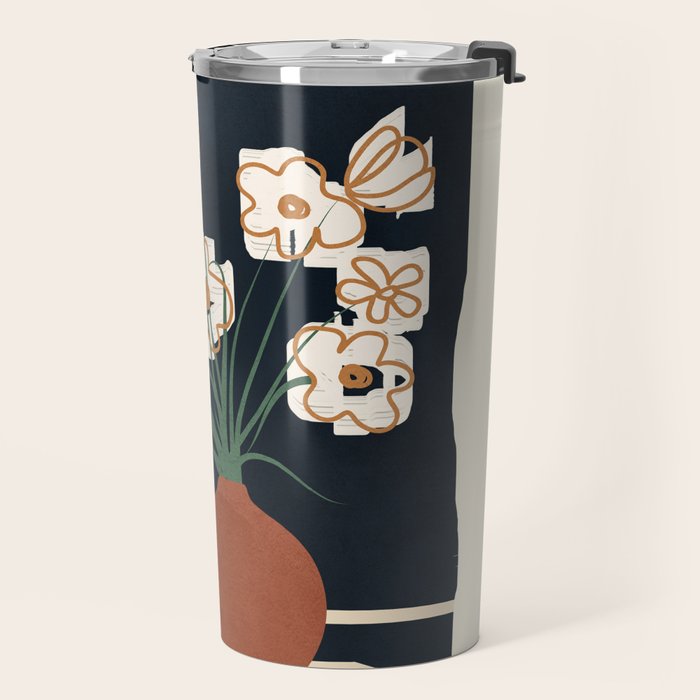 Flowers 1 Travel Mug Gallery Image 2