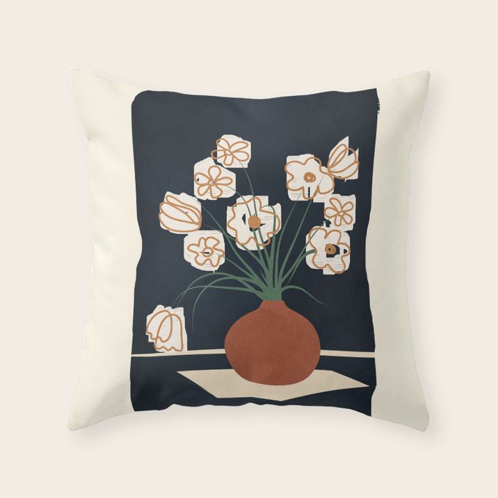Flowers 1 Throw Pillow Gallery Image 6