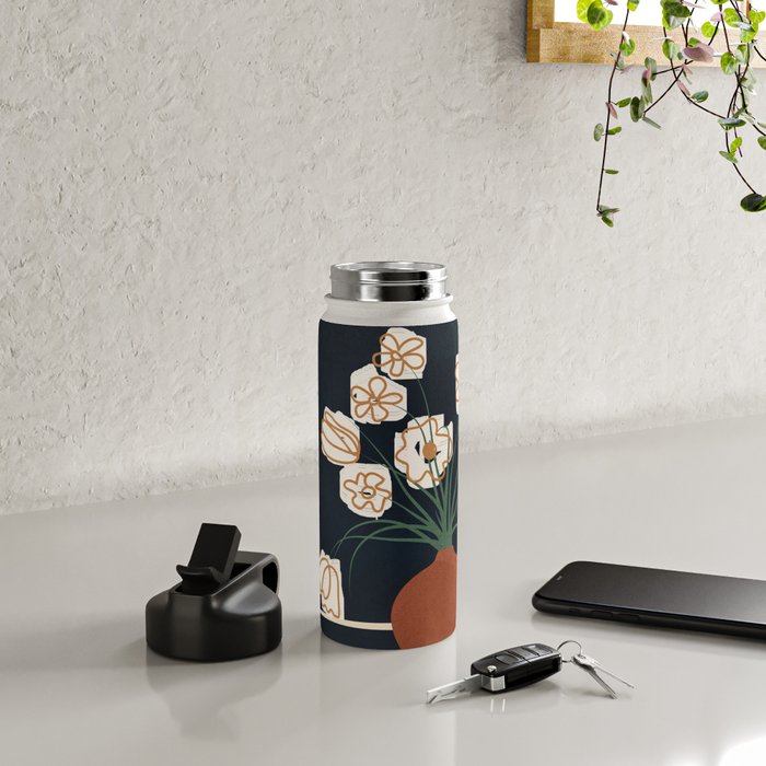 Flowers 1 Water Bottle Gallery Image 4