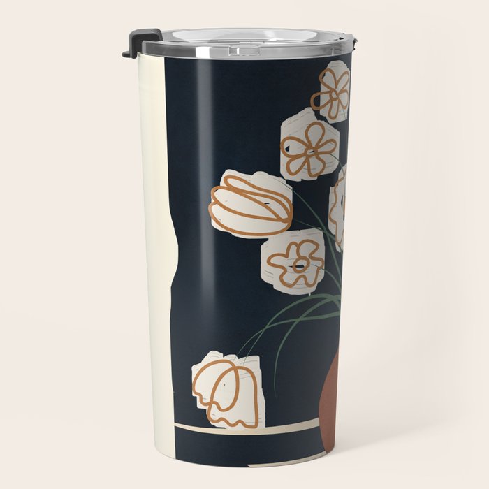 Flowers 1 Travel Mug Gallery Image 3