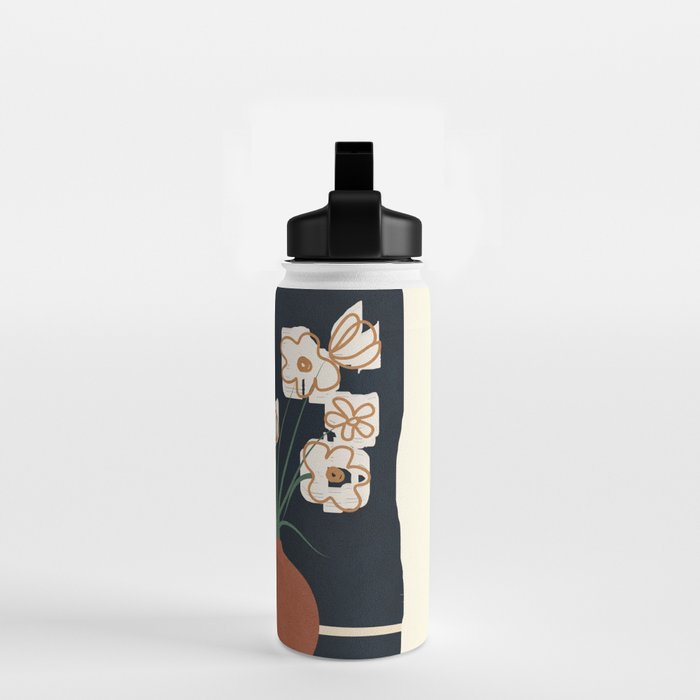 Flowers 1 Water Bottle Gallery Image 2